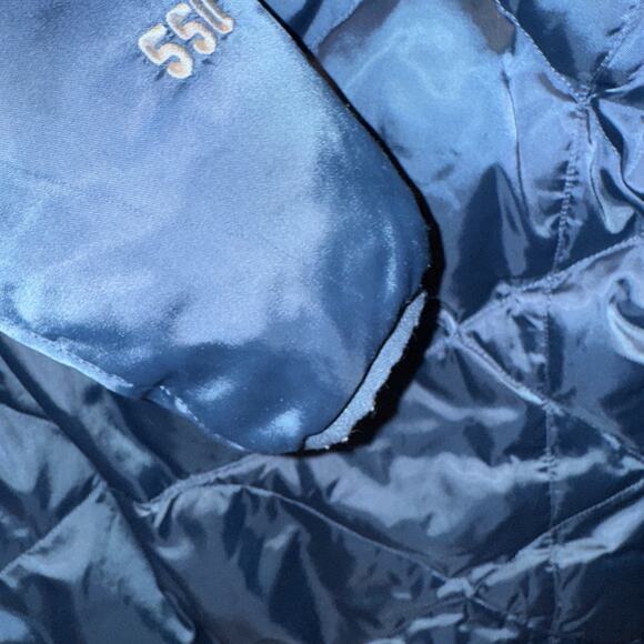 North Face Puffer Jacket Women Medium Blue 550 Down Fill Packable Lightweight - Picture 10 of 14